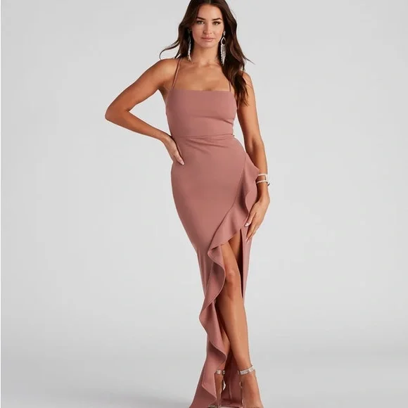 Windsor | Dresses | Tiffany Formal Dress In Mauve Nwt Sz M | Poshmark